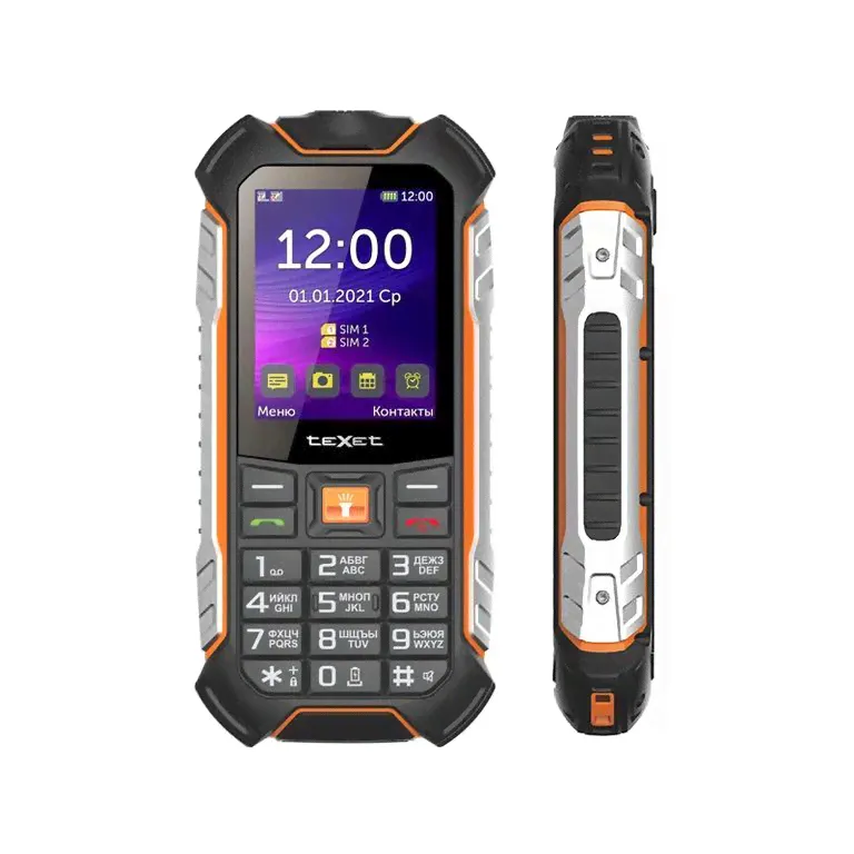 Телефон кнопочный мобильный teXet TM-530R цвет черный-0