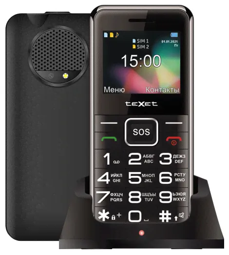 Texet Сотовый телефон teXet TM-B319 Black мобильные телефоны-0