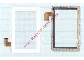 Сенсорное стекло (тачскрин) для Texet TM-7026 белое