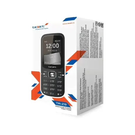 Мобильный телефон teXet TM-219 Black в Москве-3