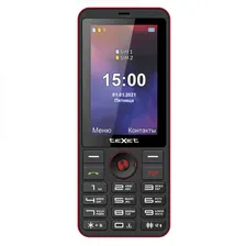Телефон teXet TM-321 (черно-красный)