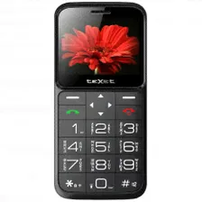 Мобильный телефон Texet TM-B226 черный-красный TEXET 2.31", 1250mAh, камера