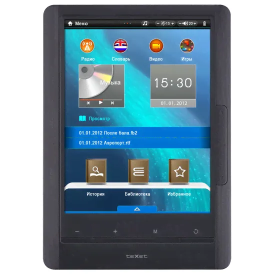Электронная книга Texet TB-770HD черный