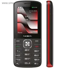 Мобильный телефон teXet TM-D329 (Черно-Красный)