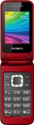 Мобильный телефон Texet TM-204 красный