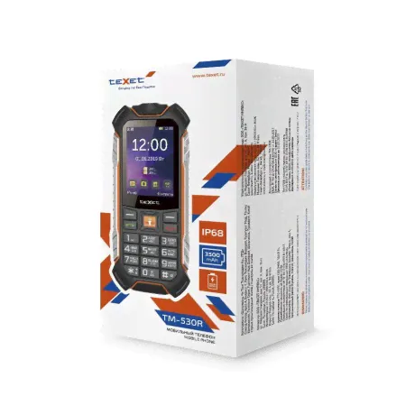 Мобильный телефон teXet TM-530R Black в Москве-3