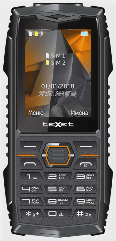 texet TM-519R Черно-красный