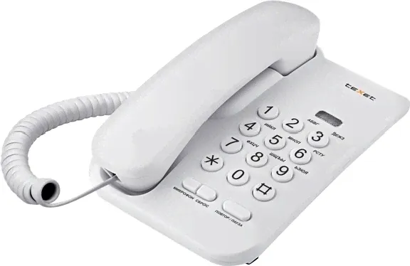 Проводной телефон teXet TX-212 серый-0