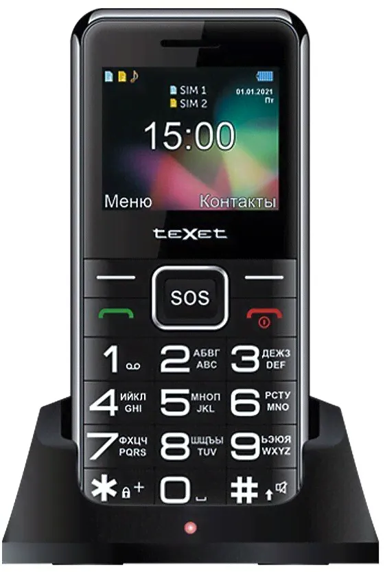 Texet Сотовый телефон teXet TM-B319 Black мобильные телефоны-2