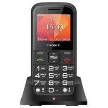Мобильный телефон Texet TM-B418 черный (2,2"/камера/1400mAh)