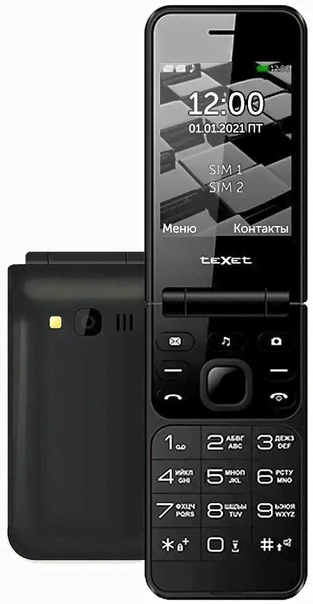 Texet Сотовый телефон teXet TM-405 Black мобильный телефон-1