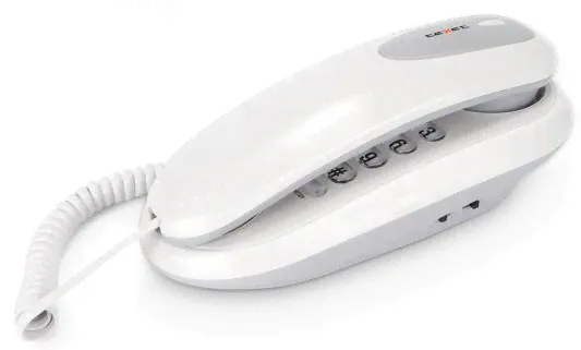 Телефон проводной Texet TX-236 серый