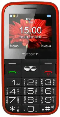 Мобильный телефон Texet TM-B227 красный