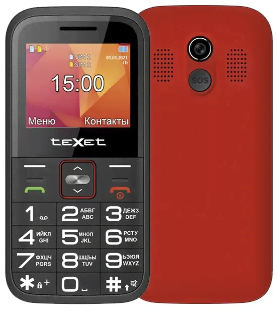 TEXET TM-B418 красный-0