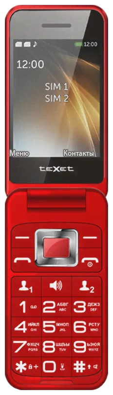 Texet Сотовый телефон Texet TM-B419 красный мобильные телефоны-2