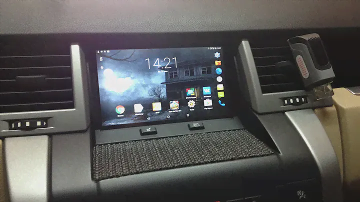 Планшет Texet TM 7879 в Range Rover Sport 2007