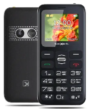 Мобильный телефон кнопочный Мобильный телефон кнопочный TEXET TM-B209 BLACK (2 SIM)