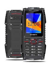Texet Мобильный телефон TM-519R, черный, красный